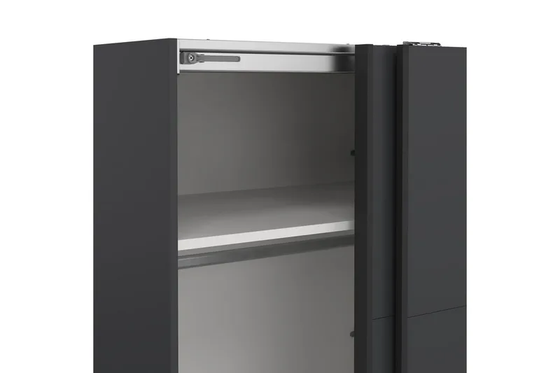 Elvos Garderob 179x220 cm - Grå - Förvaring - Klädförvaring - Garderob & garderobssystem