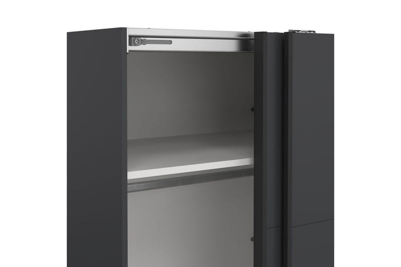 Elvos Garderob 179x220 cm - Grå - Förvaring - Klädförvaring - Garderob & garderobssystem