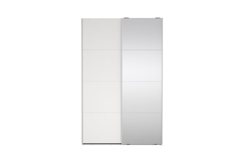 Elvos Garderob med Spegel 139x220 cm - Vit - Förvaring - Klädförvaring - Garderob & garderobssystem