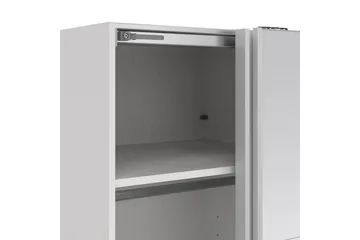 Elvos Garderob med Spegel 139x220 cm - Vit - Förvaring - Klädförvaring - Garderob & garderobssystem