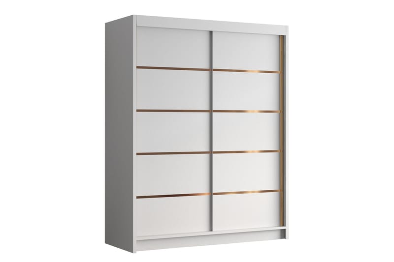 Emet Garderob 150x200 cm - Vit - Förvaring - Klädförvaring - Garderob & garderobssystem