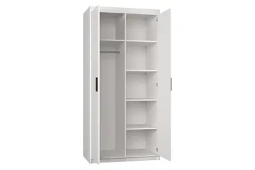 Enzenauer Garderob 90x53x191 cm - Vit - Förvaring - Klädförvaring - Garderob & garderobssystem