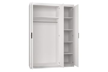 Enzenauer Garderob med Spegel 133 cm LED-belysning - Trä/natur - Förvaring - Klädförvaring - Garderob & garderobssystem