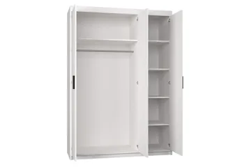 Enzenauer Garderob med Spegel 133 cm - Vit - Förvaring - Klädförvaring - Garderob & garderobssystem