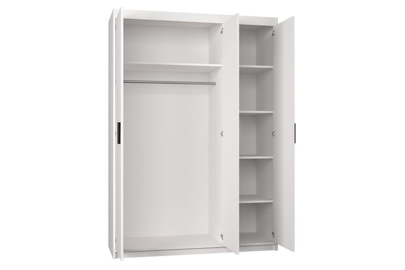 Enzenauer Garderob med Spegel 133 cm - Vit - Förvaring - Klädförvaring - Garderob & garderobssystem