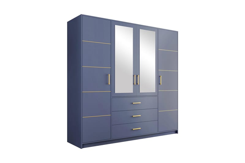 Escaldes Garderob 196 cm - Grön - Förvaring - Klädförvaring - Garderob & garderobssystem