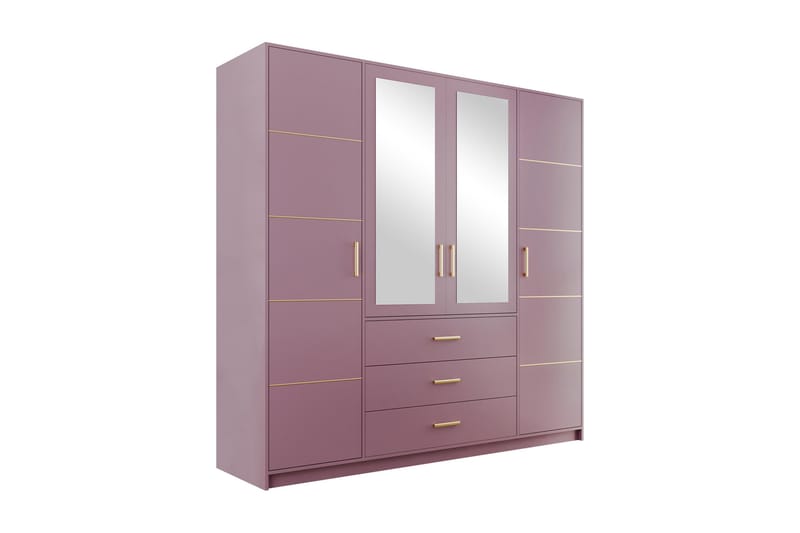 Escaldes Garderob 196 cm - Grön - Förvaring - Klädförvaring - Garderob & garderobssystem