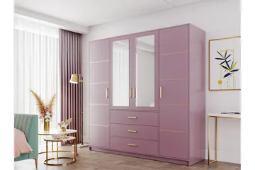 Escaldes Garderob 196 cm - Grön - Förvaring - Klädförvaring - Garderob & garderobssystem