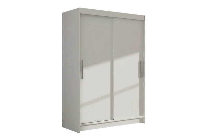 Estella Garderob 120 cm Skjutdörrar - Vit - Förvaring - Klädförvaring - Garderob & garderobssystem