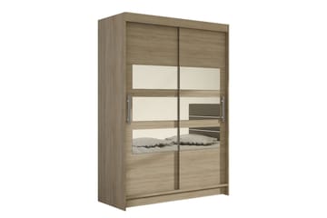 Estella Garderob Skjutdörrar Delad Spegel