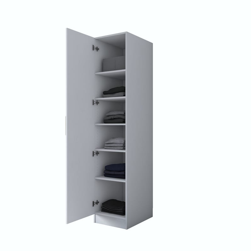 Fenvik Garderob 45x210x57,5 cm, Vit
