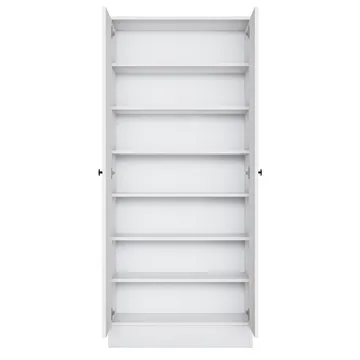 Fenvik Hallställ 80x182,8x37,5 cm - Vit - Förvaring - Klädförvaring - Garderob & garderobssystem - Klädskåp & fristående garderob