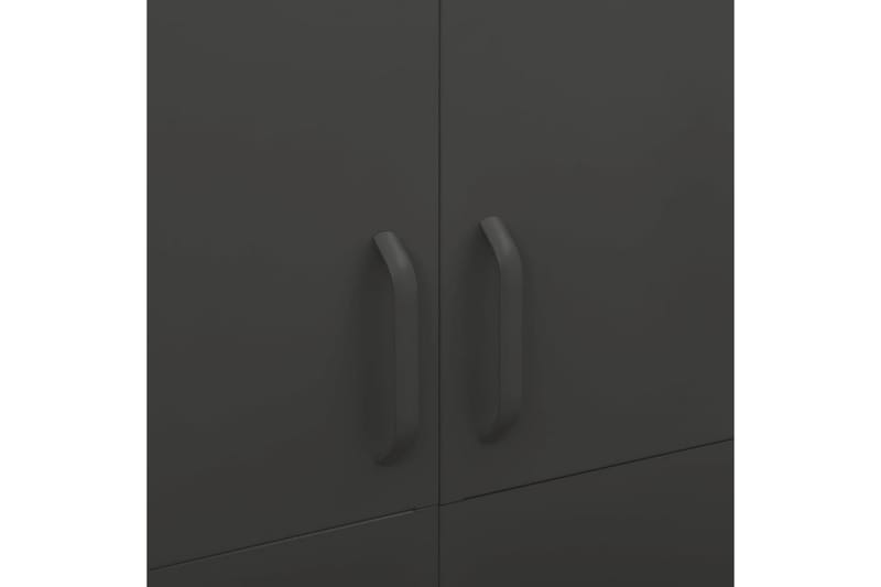 336243 garderob antracit 90x50x180 cm Stål - Grå - Förvaring - Klädförvaring - Garderob & garderobssystem - Klädskåp & fristående garderob