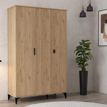 Addeva Garderob 123x200x52 cm - Sapphire Oak - Förvaring - Klädförvaring - Garderob & garderobssystem - Klädskåp & fristående garderob