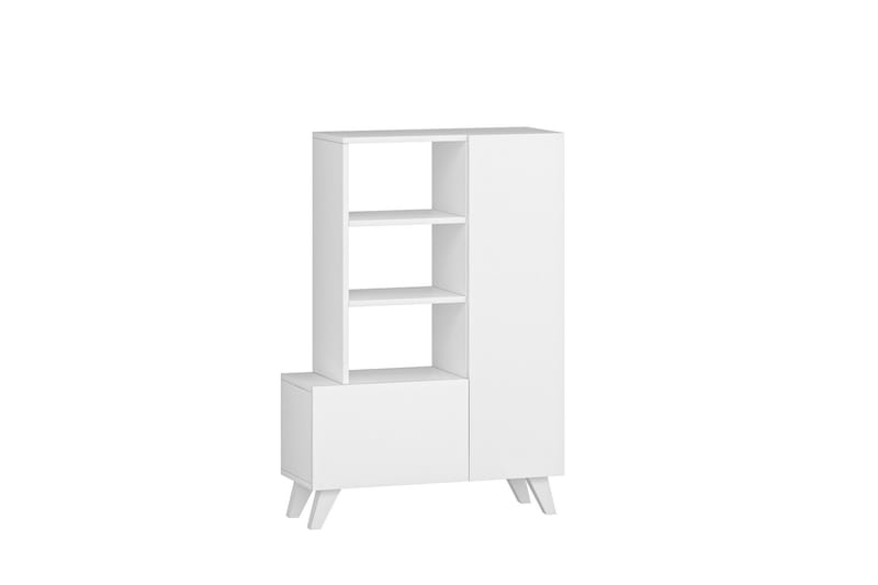Agostina Garderobdsskåp 80x121 cm Vit - Hanah Home - Förvaring - Klädförvaring - Garderob & garderobssystem - Klädskåp & fristående garderob