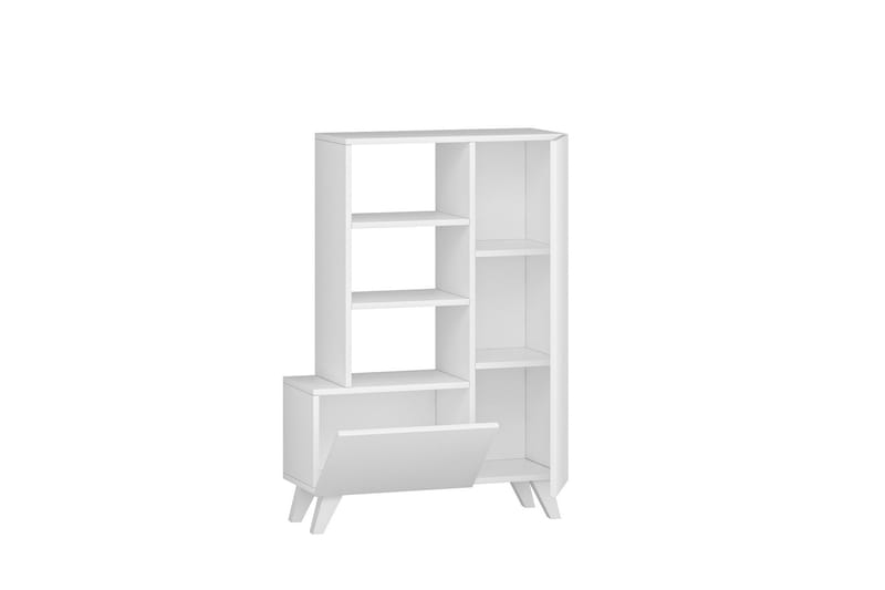 Agostina Garderobdsskåp 80x121 cm Vit - Hanah Home - Förvaring - Klädförvaring - Garderob & garderobssystem - Klädskåp & fristående garderob