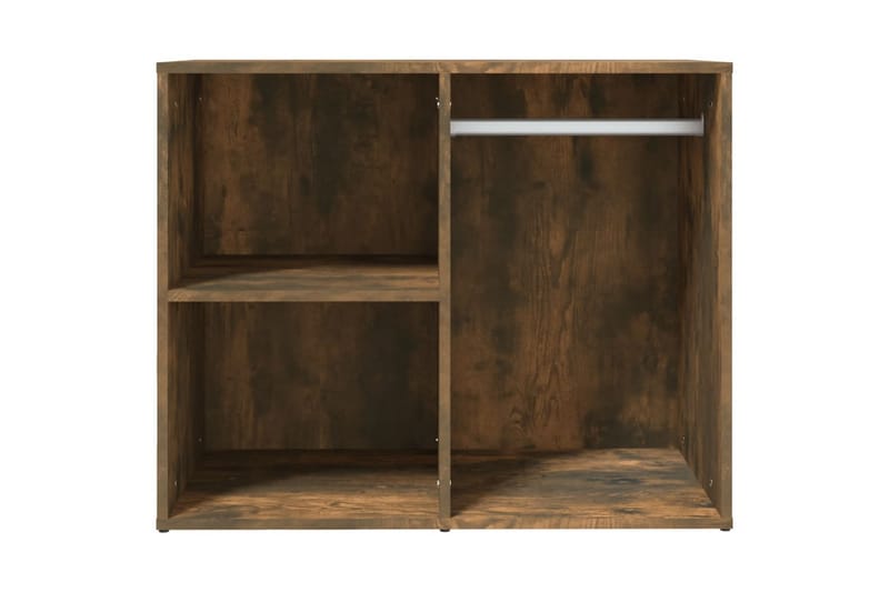 beBasic Klädskåp rökfärgad ek 80x40x65 cm konstruerat trä - Brown - Förvaring - Klädförvaring - Garderob & garderobssystem - Klädskåp & fristående garderob
