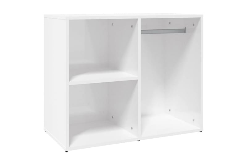 beBasic Klädskåp vit högglans 80x40x65 cm konstruerat trä - White - Klädskåp & fristående garderob