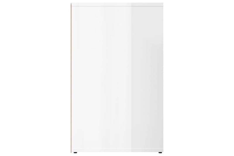 beBasic Klädskåp vit högglans 80x40x65 cm konstruerat trä - White - Förvaring - Klädförvaring - Garderob & garderobssystem - Klädskåp & fristående garderob