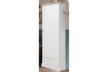 Dareia Garderob 60 cm - Vit/Brun - Förvaring - Klädförvaring - Garderob & garderobssystem - Klädskåp & fristående garderob