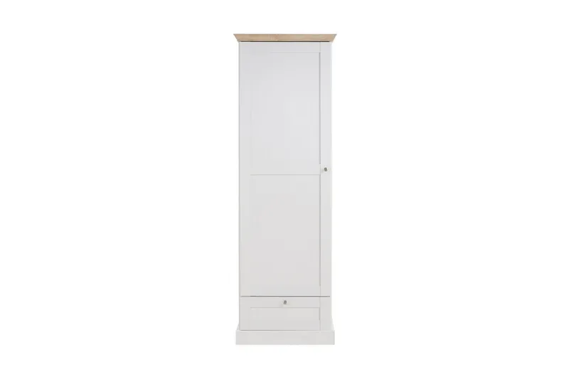 Dareia Garderob 60 cm - Vit/Brun - Förvaring - Klädförvaring - Garderob & garderobssystem - Klädskåp & fristående garderob
