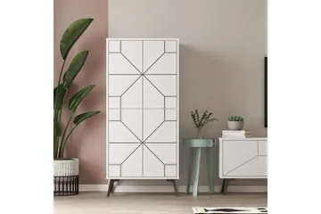 Dune Garderobdsskåp 62,6x136 cm Vit - Hanah Home - Förvaring - Klädförvaring - Garderob & garderobssystem - Klädskåp & fristående garderob