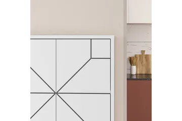 Dune Garderobdsskåp 62,6x136 cm Vit - Hanah Home - Förvaring - Klädförvaring - Garderob & garderobssystem - Klädskåp & fristående garderob