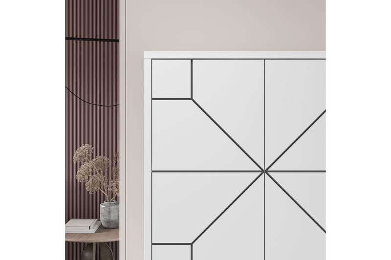 Dune Garderobdsskåp 62,6x136 cm Vit - Hanah Home - Förvaring - Klädförvaring - Garderob & garderobssystem - Klädskåp & fristående garderob