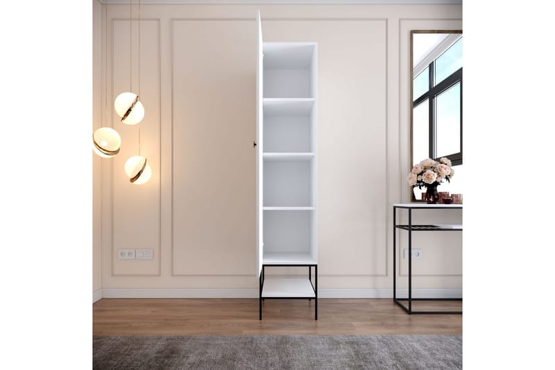 Elesham Garderob 50x42 - Vit - Förvaring - Klädförvaring - Garderob & garderobssystem - Klädskåp & fristående garderob