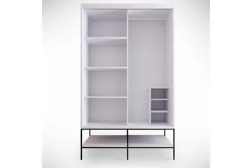 Elesham Garderob 57x120 - Vit - Förvaring - Klädförvaring - Garderob & garderobssystem - Klädskåp & fristående garderob