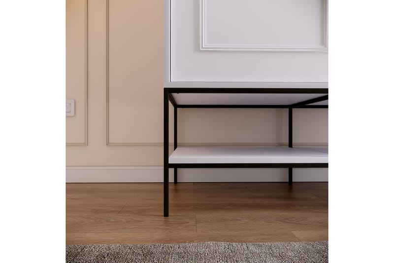 Elesham Garderob 57x120 - Vit - Förvaring - Klädförvaring - Garderob & garderobssystem - Klädskåp & fristående garderob