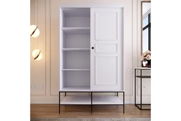 Elesham Garderob 57x120 - Vit - Förvaring - Klädförvaring - Garderob & garderobssystem - Klädskåp & fristående garderob