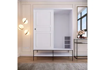 Elesham Garderob 57x150 - Vit - Förvaring - Klädförvaring - Garderob & garderobssystem - Klädskåp & fristående garderob