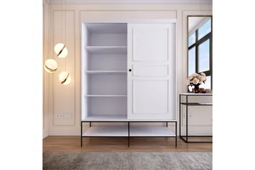 Elesham Garderob 57x150 - Vit - Förvaring - Klädförvaring - Garderob & garderobssystem - Klädskåp & fristående garderob