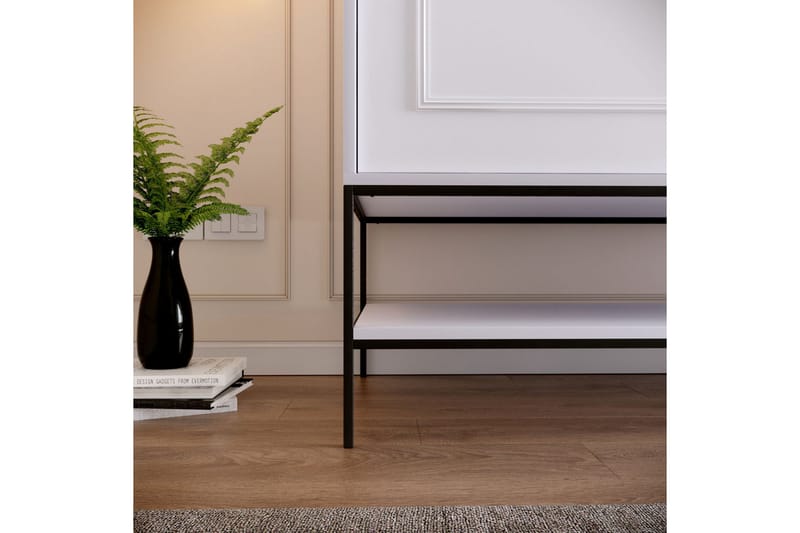 Elesham Garderob 57x190 - Vit - Förvaring - Klädförvaring - Garderob & garderobssystem - Klädskåp & fristående garderob