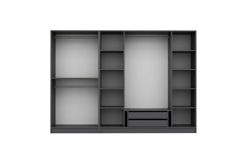 Fruitland Garderob 270 cm - Antracit - Förvaring - Klädförvaring - Garderob & garderobssystem - Klädskåp & fristående garderob