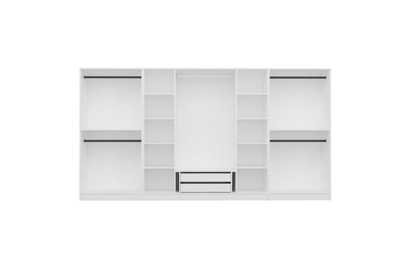 Fruitland Garderob 360 cm - Vit - Förvaring - Klädförvaring - Garderob & garderobssystem - Klädskåp & fristående garderob