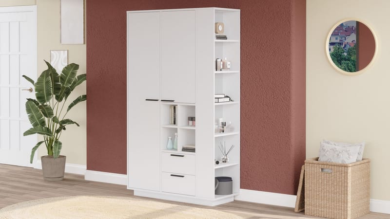 Helvo Garderob 110 cm - Förvaring - Klädförvaring - Garderob & garderobssystem - Klädskåp & fristående garderob