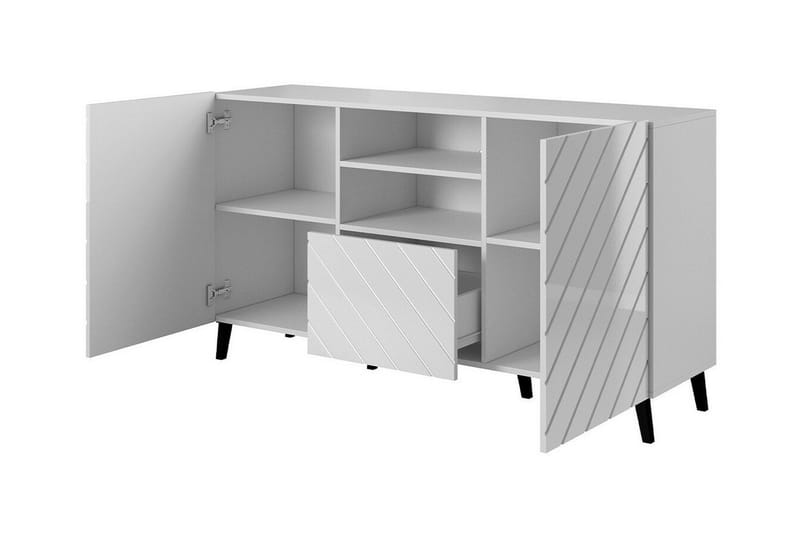Juniskär Byrå 150 cm - Grafitgrå - Förvaring - Klädförvaring - Garderob & garderobssystem - Klädskåp & fristående garderob