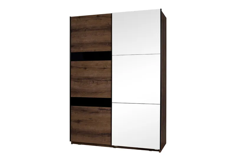 Najera Garderob 150x68,5x215 cm, Vit