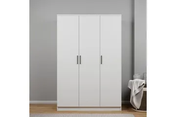 Olera Garderobsskåp 120x180 cm - Vit - Förvaring - Klädförvaring - Garderob & garderobssystem - Klädskåp & fristående garderob