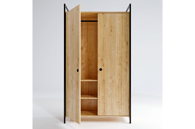 Ombleze Garderob 100x40 cm - Natur - Förvaring - Klädförvaring - Garderob & garderobssystem - Klädskåp & fristående garderob