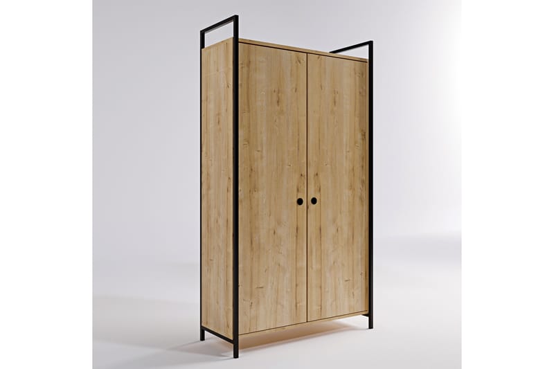 Ombleze Garderob 100x40 cm - Natur - Klädskåp & fristående garderob