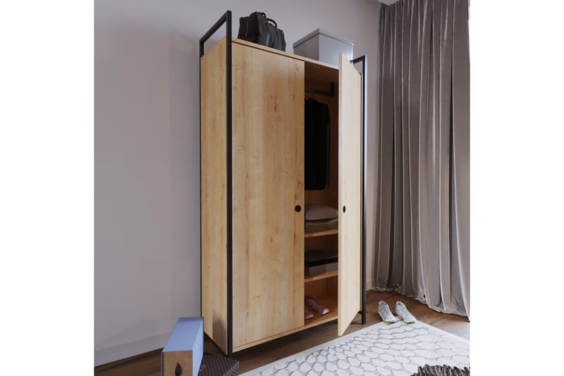 Ombleze Garderob 100x40 cm - Natur - Förvaring - Klädförvaring - Garderob & garderobssystem - Klädskåp & fristående garderob
