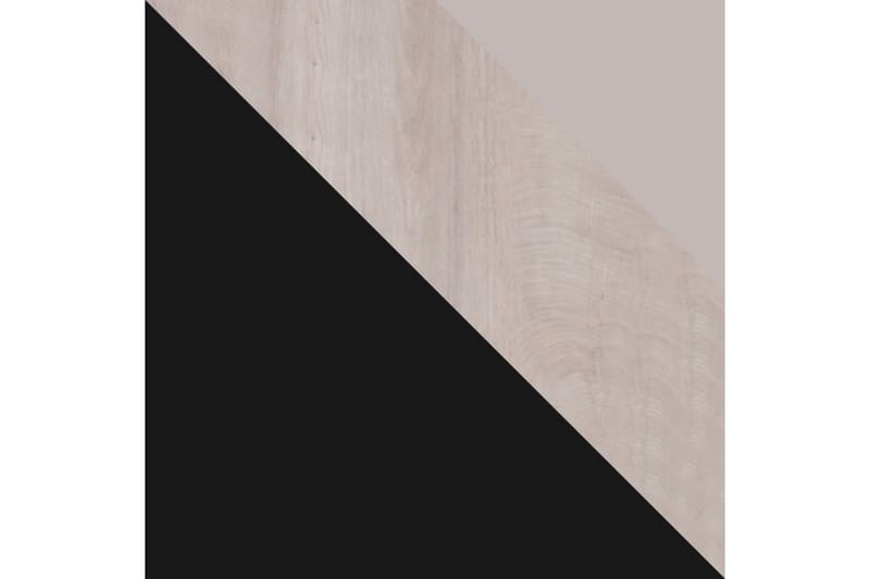 Planeta Garderob 80 cm - Svart/Natur/Beige - Klädskåp & fristående garderob