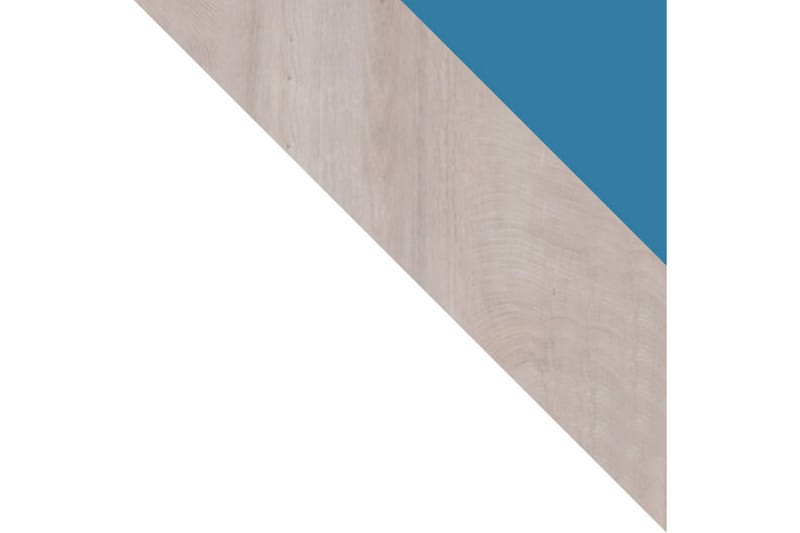 Planeta Garderob 80 cm - Vit/Natur/Blå - Barngarderob - Klädskåp & fristående garderob