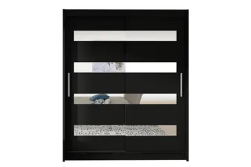 Presto Garderob 58x150 cm - Svart - Förvaring - Klädförvaring - Garderob & garderobssystem - Klädskåp & fristående garderob