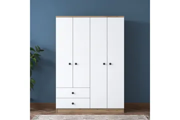 Rinorea Garderob 120x170 cm - Brun - Förvaring - Klädförvaring - Garderob & garderobssystem - Klädskåp & fristående garderob