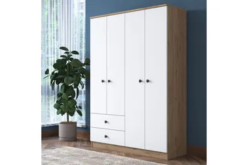 Rinorea Garderob 120x170 cm - Brun - Förvaring - Klädförvaring - Garderob & garderobssystem - Klädskåp & fristående garderob