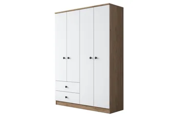 Rinorea Garderob 120x170 cm - Brun - Förvaring - Klädförvaring - Garderob & garderobssystem - Klädskåp & fristående garderob